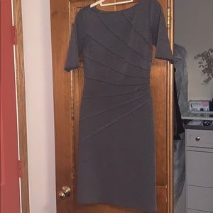 Maggy London Asymmetrical Fitted Dress size 4